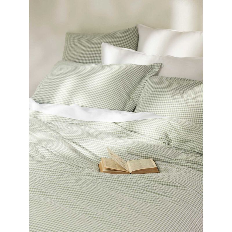 Wallace Cotton Clover Oxford Pillowcase Set image number 1